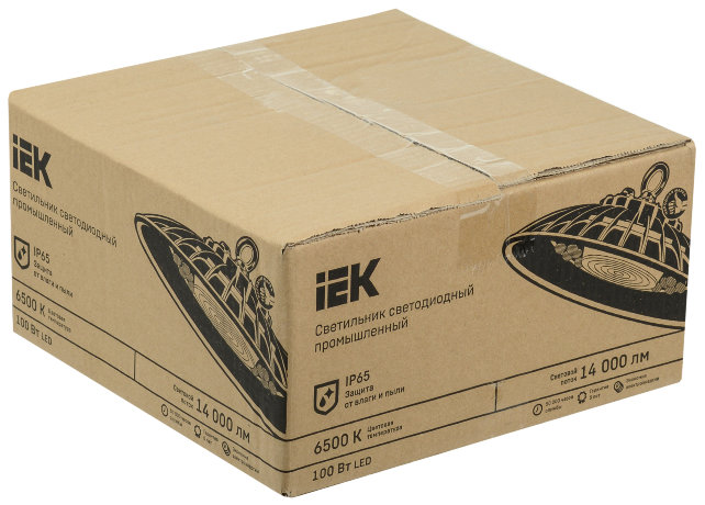 Светильник светодиодный ДСП 3006 PRO 100Вт 120град 6500К IP65 алюминий IEK