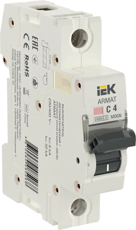 ARMAT Автоматический выключатель M06N 1P C 4А IEK