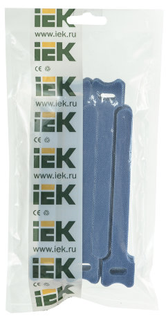 Хомут-липучка ХКл 14х135мм синий (100шт) IEK