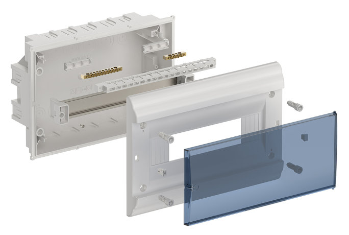 Бокс ЩРВ-П-12 модулей встраиваемый пластик IP41 PRIME IEK