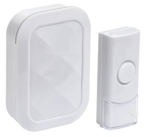 Звонок беспроводной ДЗБ3-36М (36 мелодий) белый IEK