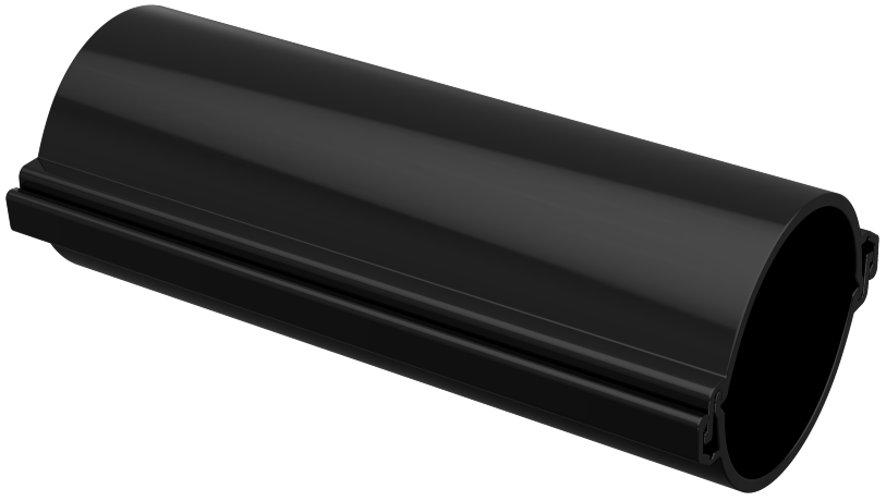 Труба гладкая разборная d=110мм черная (3м) IEK