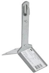 Держатель проводника круглого 8-10мм для конька h=110мм оцинкованная сталь IEK