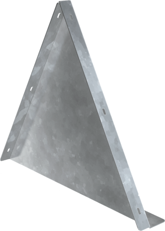 Заглушка двускатной крышки лотка основание 500мм HDZ IEK