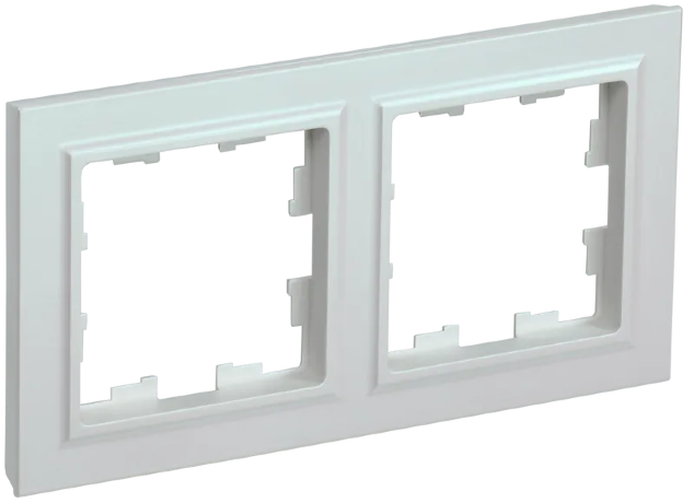 BRITE Рамка 2-местная РУ-2-БрЖ жемчуг IEK