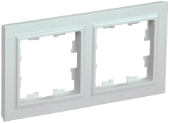 BRITE Рамка 2-местная РУ-2-БрЖ жемчуг IEK