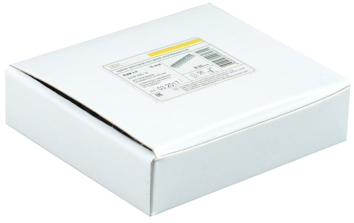 Зажим винтовой концевой изолированный КЗВИ 2,5мм2 (10x1) IEK