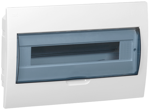 Бокс ЩРВ-П-18 модулей встраиваемый пластик IP41 IEK