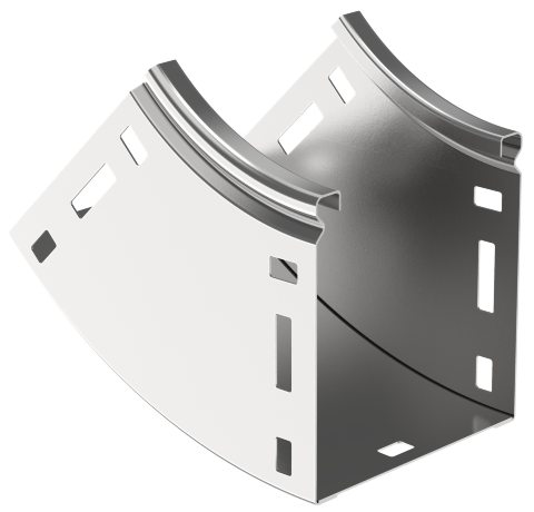 Поворот плавный 45град вертикальный внутренний (тип В10) ESCA 100х200мм IEK