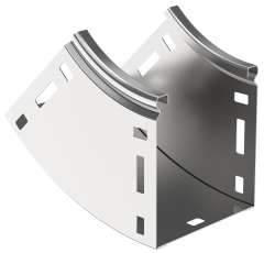 Поворот плавный 45град вертикальный внутренний (тип В10) ESCA 100х200мм IEK