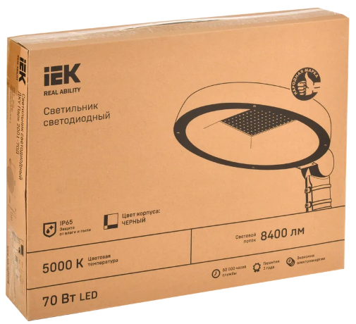 Светильник светодиодный ДКУ Парк 2001-70Д 5000К IP65 IEK