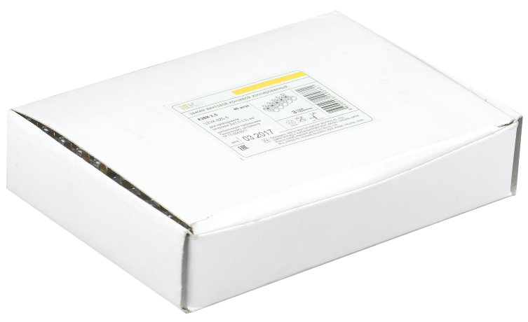 Зажим винтовой концевой изолированный КЗВИ 2,5мм2 (5x1) IEK