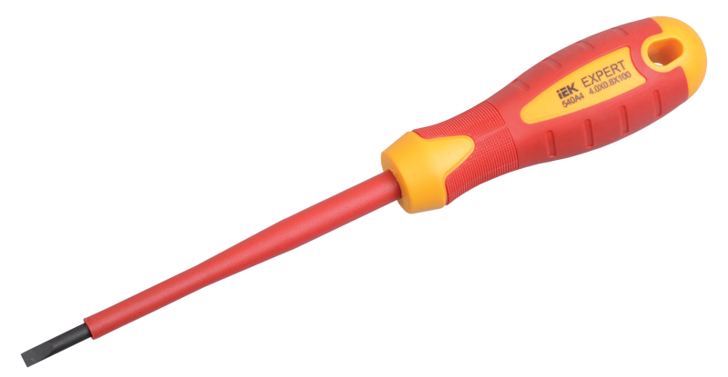 Отвертка крестовая EXPERT Pz2х100мм 1000В IEK