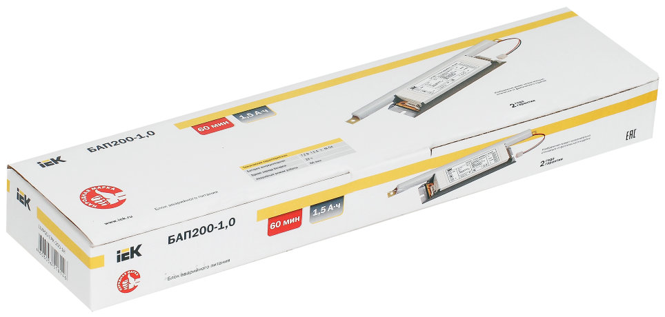 Блок аварийного питания БАП200-1,0 для LED IEK
