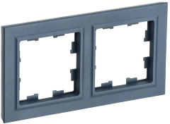 BRITE Рамка 2-местная РУ-2-БрМ маренго IEK