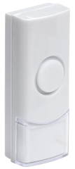 Кнопка для звонка беспроводного КЗБ2 IP44 белая IEK