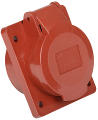 Розетка стационарная скрытая ССИ-415 3Р+Е+N 16А 380-415В IP44 IEK