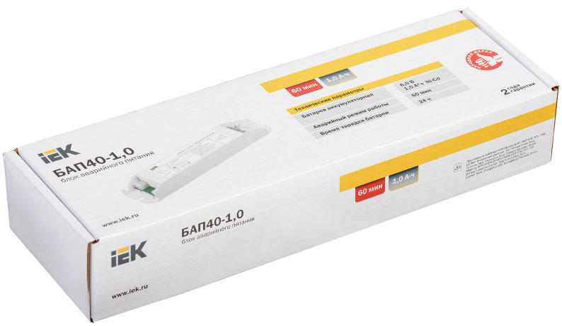 Блок аварийного питания БАП40-1,0 для LED IEK