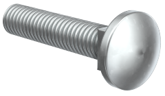 Винт с гладкой головкой и квадратным подголовником M6х30 HDZ IEK