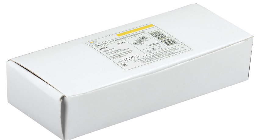 Зажим винтовой концевой изолированный КЗВИ 4,0мм2 (5x1) IEK