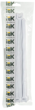 Хомут-липучка ХКл 14х310мм белый (100шт) IEK