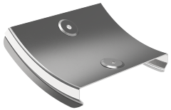 Крышка поворота плавного 45град вертикального внутреннего (тип В10) ESCA 150мм IEK