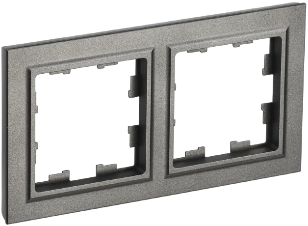 BRITE Рамка 2-местная РУ-2-БрШ шампань IEK