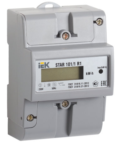 Счетчик электрической энергии однофазный STAR 101/1 R1-5(60)Э IEK