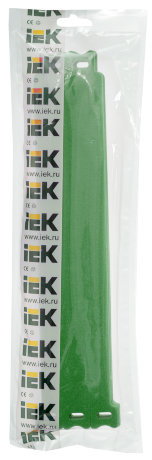 Хомут-липучка ХКл 14х310мм зеленый (100шт) IEK