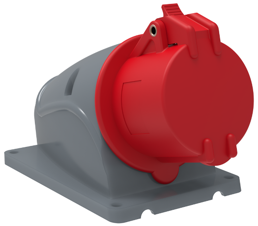 Розетка стационарная ССИ-114 16А-6ч/380-415В 3Р+РЕ IP44 MAGNUM IEK