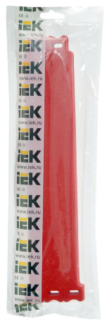 Хомут-липучка ХКл 14х310мм красный (100шт) IEK