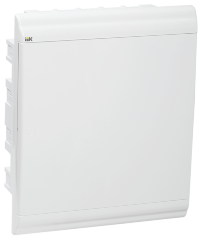 Бокс ЩРВ-П-24 модуля встраиваемый пластик IP41 PRIME белая дверь IEK