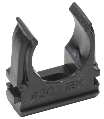 Держатель с защёлкой CF20 черный IEK