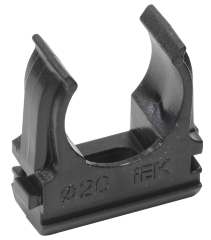 Держатель с защёлкой CF20 черный IEK