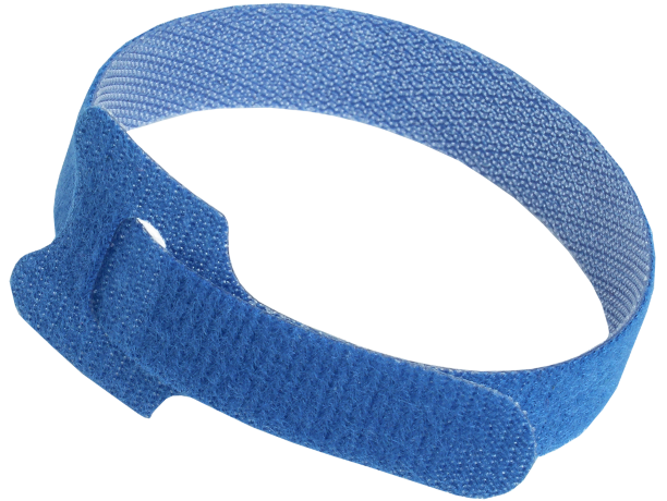 Хомут-липучка ХКл 14х310мм синий (100шт) IEK