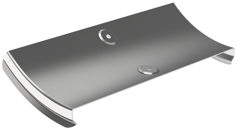 Крышка поворота плавного 45град вертикального внутреннего (тип В10) ESCA 300мм IEK