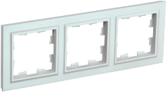 BRITE Рамка 3-местная РУ-3-БрЖ жемчуг IEK