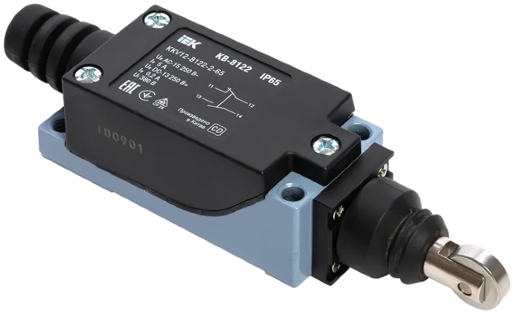 Выключатель концевой КВ-8122 ролик вертикальный нажимной IP65 IEK