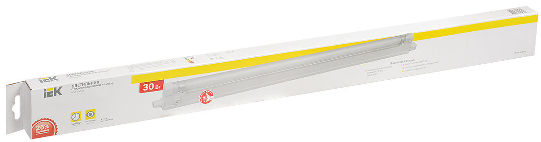 Светильник ЛПО2004B 30Вт 230В T4/G5 IEK