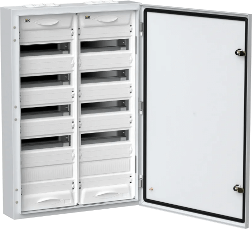 Корпус металлический распределительный TITAN 5 ЩРн-120 (2х60) 835х570х140 мм IP54 белый (одна дверь) IEK