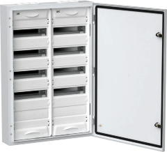 Корпус металлический распределительный TITAN 5 ЩРн-120 (2х60) 835х570х140 мм IP54 белый (одна дверь) IEK