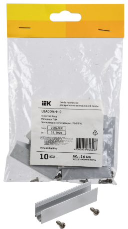Скоба монтажная 10шт 16мм IEK