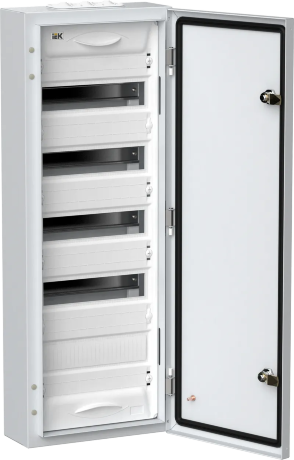 Корпус металлический распределительный TITAN 5 ЩРн-60 (1х60) 835х310х140 мм IP54 белый (одна дверь) IEK
