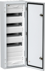 Корпус металлический распределительный TITAN 5 ЩРн-60 (1х60) 835х310х140 мм IP54 белый (одна дверь) IEK