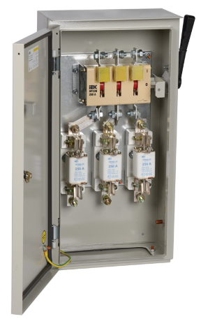 Ящик с рубильником и предохранителями ЯРП-250А 74 У1 IP54 IEK
