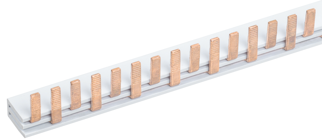 Шина соединительная типа PIN (штырь) 63A 108 модулей для дифференциальных автоматов АВДТ32М (1м) IEK