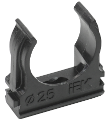 Держатель с защёлкой CF25 черный IEK