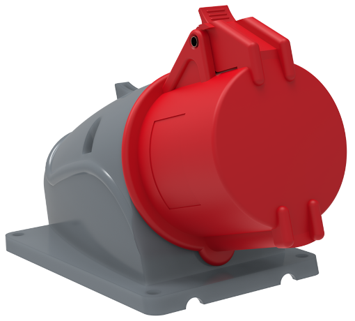 Розетка стационарная ССИ-124 32А-6ч/380-415В 3Р+РЕ IP44 MAGNUM IEK