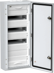 Корпус металлический распределительный TITAN 5 ЩРн-48 (1х48) 710х310х140 мм IP54 белый (одна дверь) IEK