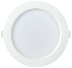 Светильник светодиодный ДВО 1703 круг 18Вт 6500K IP40 белый IEK